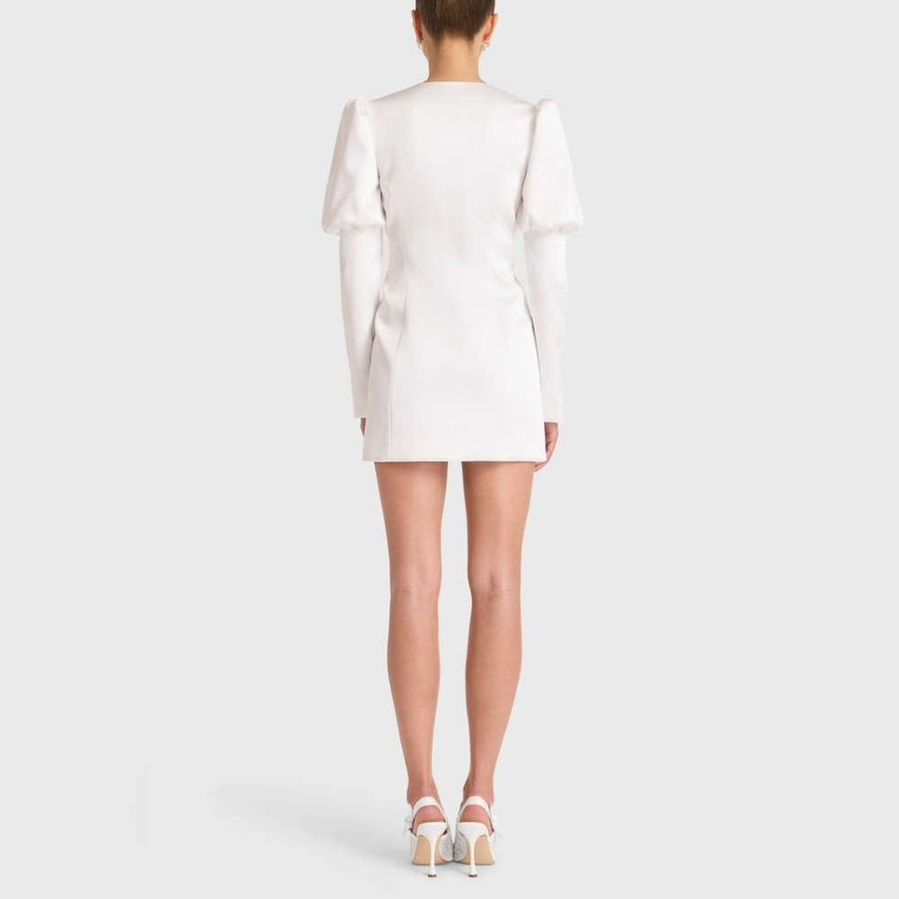 NEW Amanda Uprichard Alberti Blazer Dress in Ivory | Size XS - Picture 6 of 9
